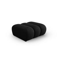 POUF Lupine aus Chenille-Stoff schwarz - Schwarz, Textil (95/43/92cm) - Micadoni