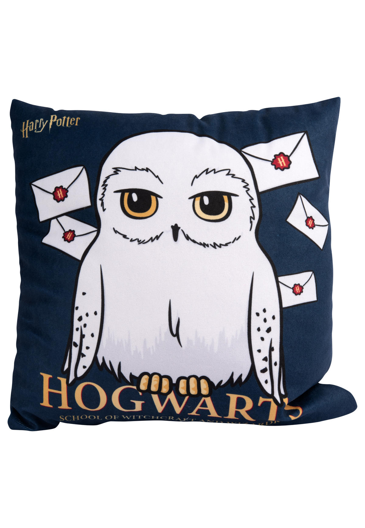 KINDERKISSEN Harry Potter Hedwig Blau 30x30 cm - Multicolor, Textil (30/30cm) - United Labels