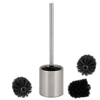 WC-GARNITUR TIRANO, Edelstahl - Edelstahlfarben, Metall (10/37/10cm) - bremermann