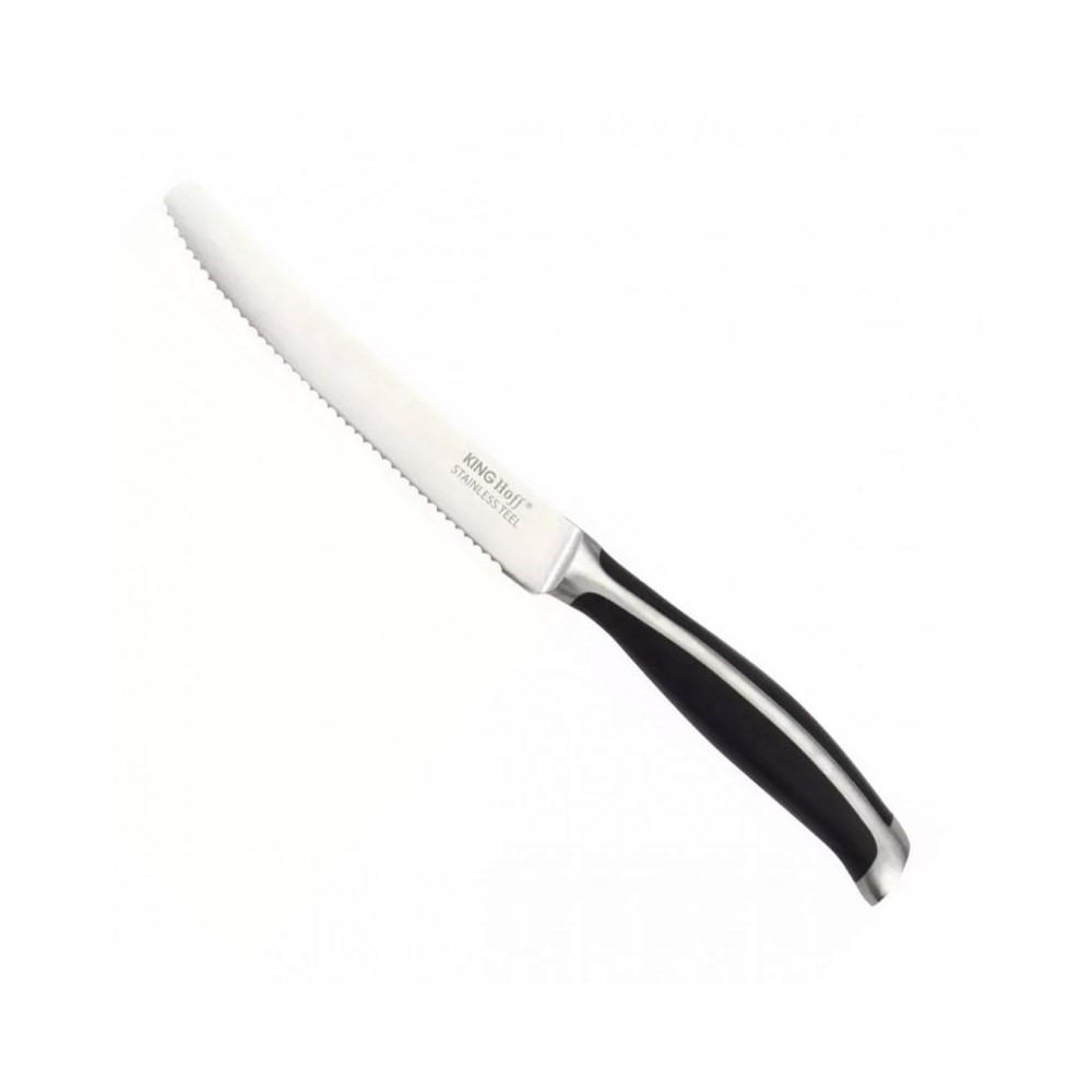 GEMÜSEMESSER Silber 24/2/24 cm KH1703 - Silberfarben, Metall (24cm) - Kinghoff 