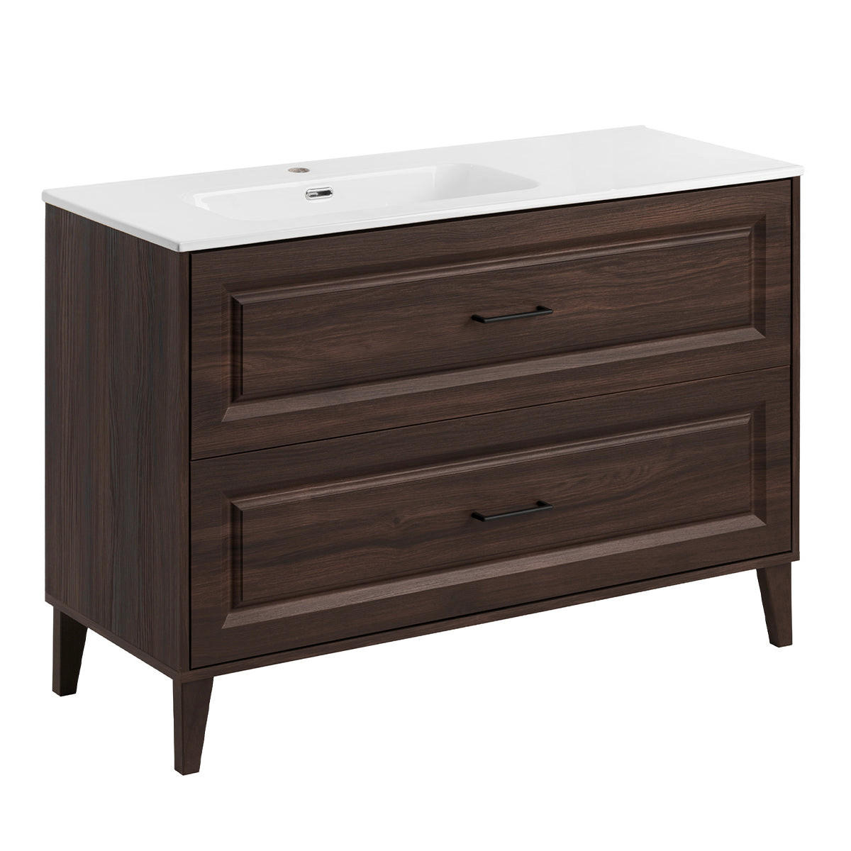 UMÝVADLO 120cm Moka Drevo - hnedá, kompozitné drevo (120/82/46cm) - Petits-meubles