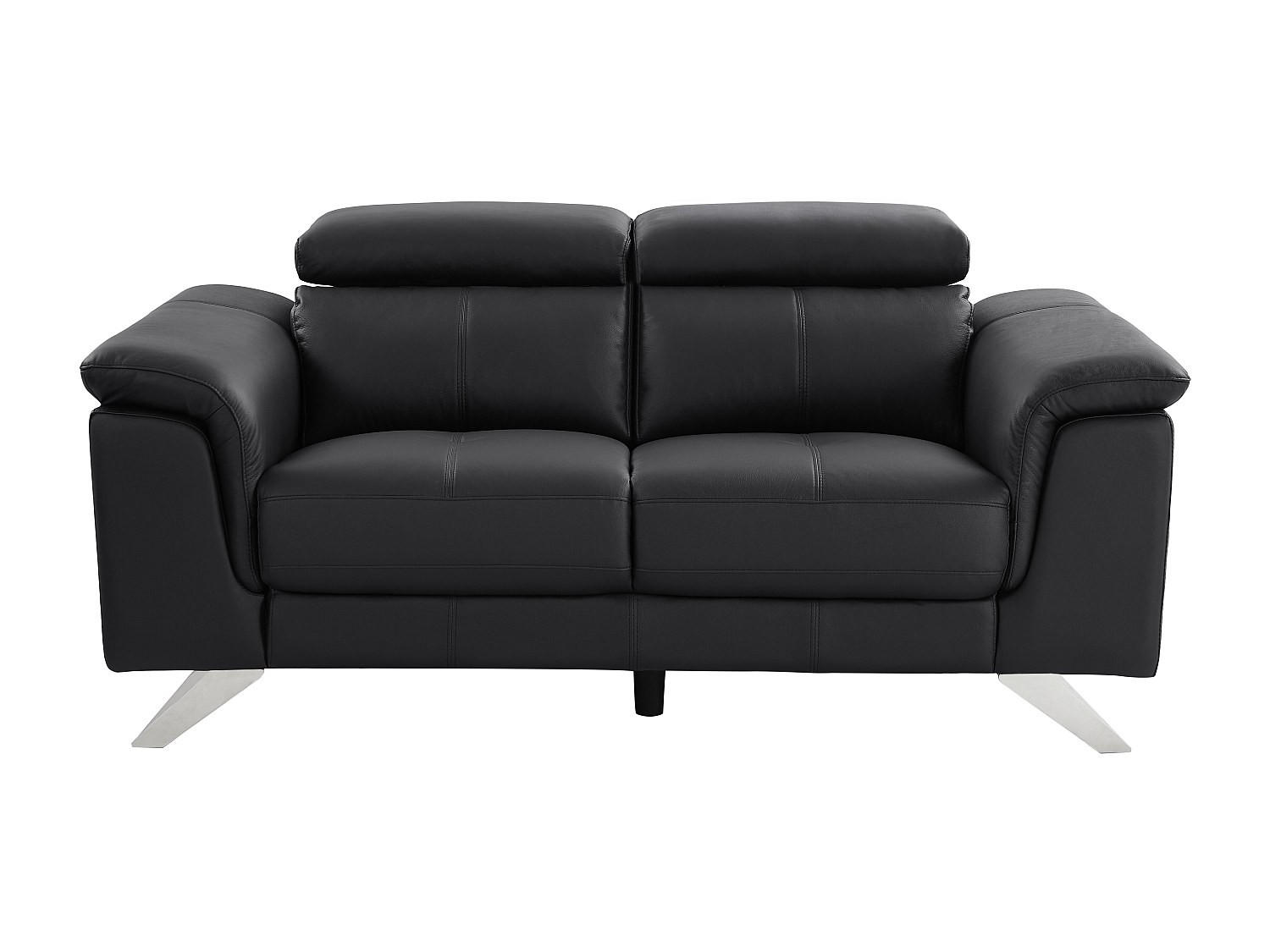 Vente-Unique Sofa Schwarz 170x77x108 cm