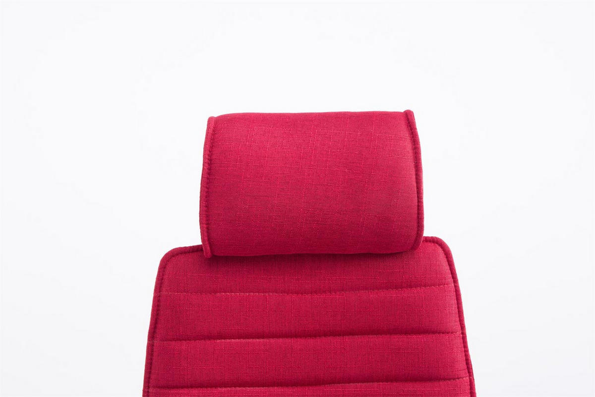 BÜROSTUHL Rocket Stoff Rot - Rot, Textil/Metall (60/128/67cm) - TPFLiving