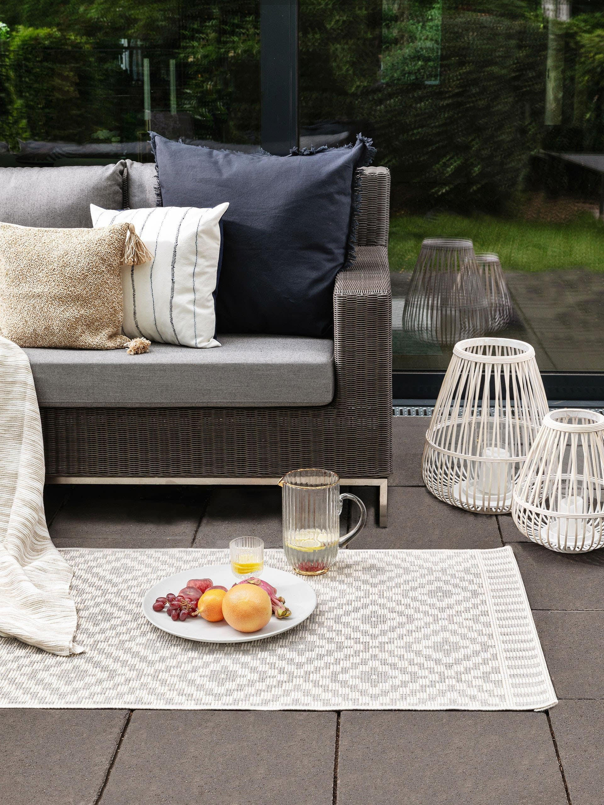 OUTDOORTEPPICH Metro Grau 80x200 cm - Grau, Textil (80/200cm) - benuta Nest