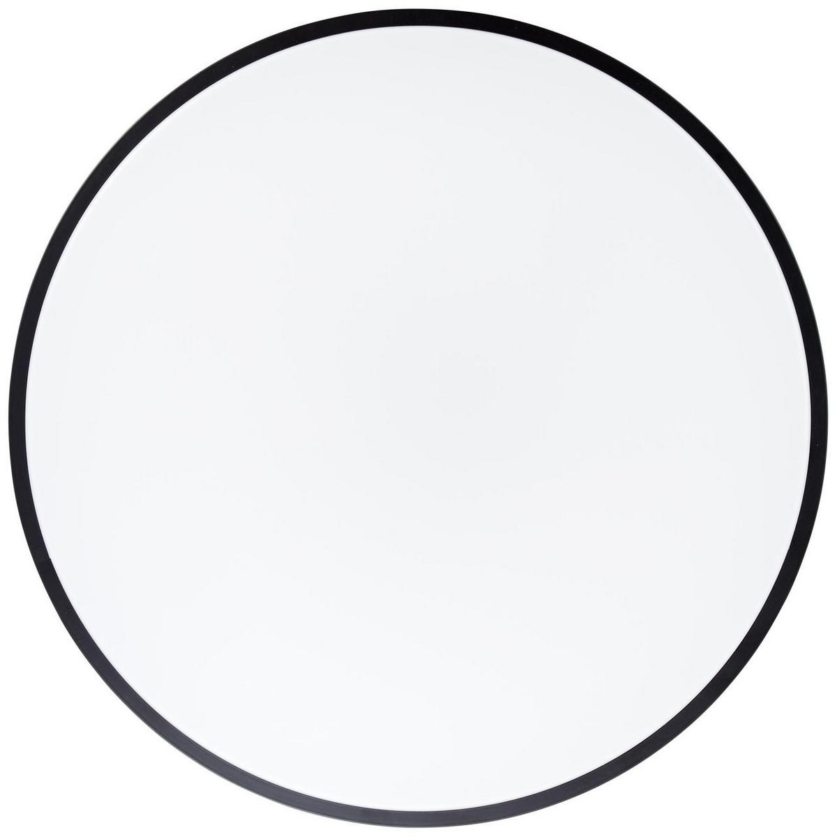 DECKENLEUCHTE Slimline G97014/76 - Schwarz, Metall (49/49/8.5cm) - Brilliant