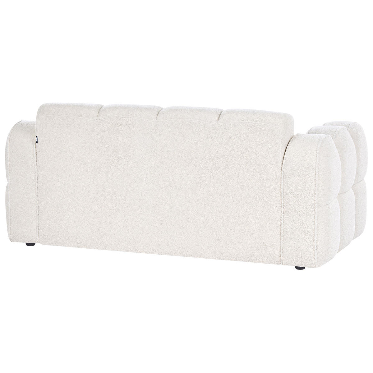 2-SITZER-SOFA Bouclé Cremeweiß Utana - Creme, Textil (175/75/88cm) - Beliani