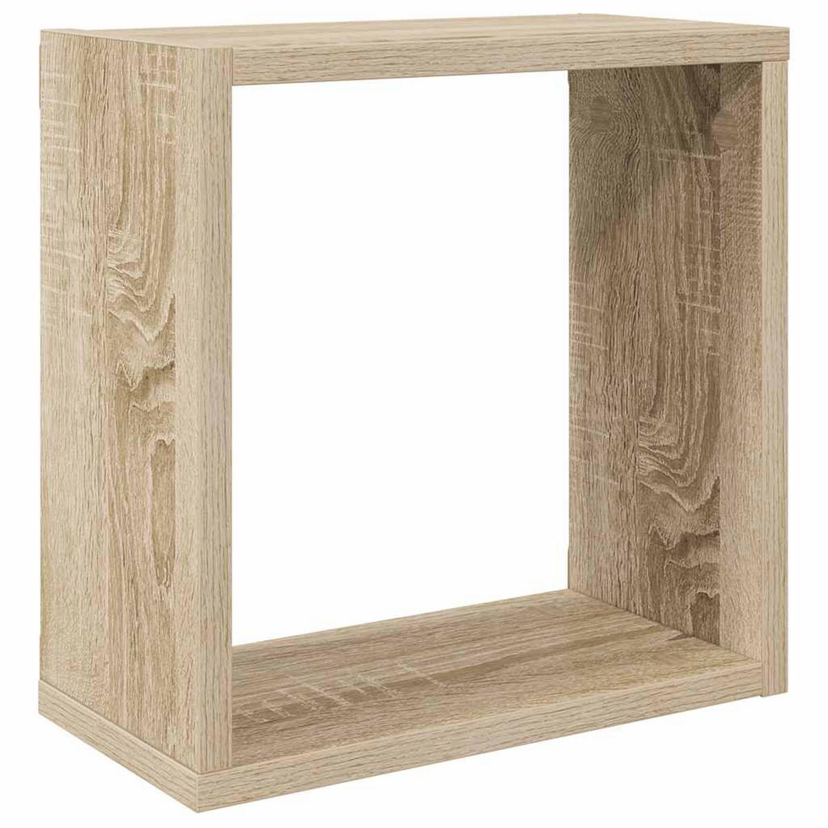 WÜRFELREGALE 2er Set Sonoma-Eiche 30/15/30 Cm - Braun, Holzwerkstoff (30/30/15cm) - vidaXL