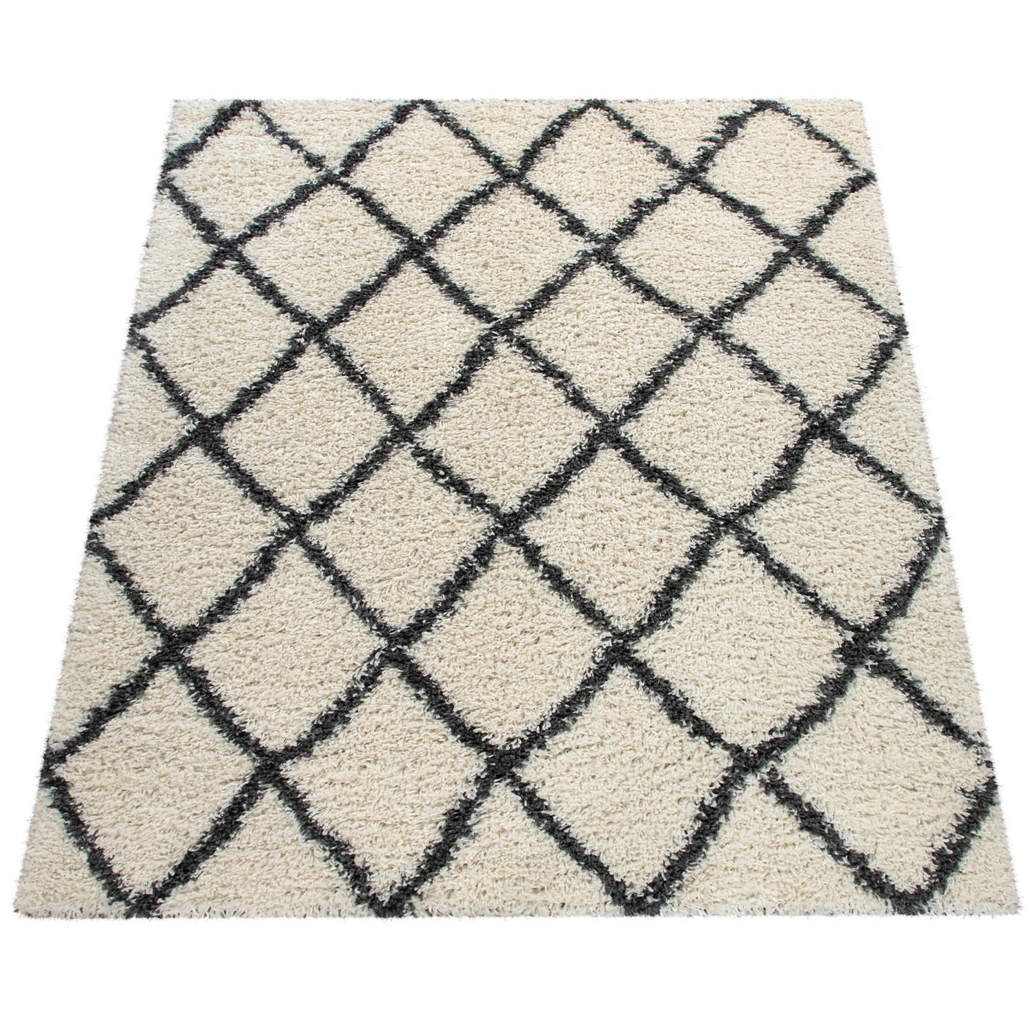 HOCHFLORTEPPICH 60/100 cm Kalmar 443 - Creme, Textil (60/100cm) - Paco Home