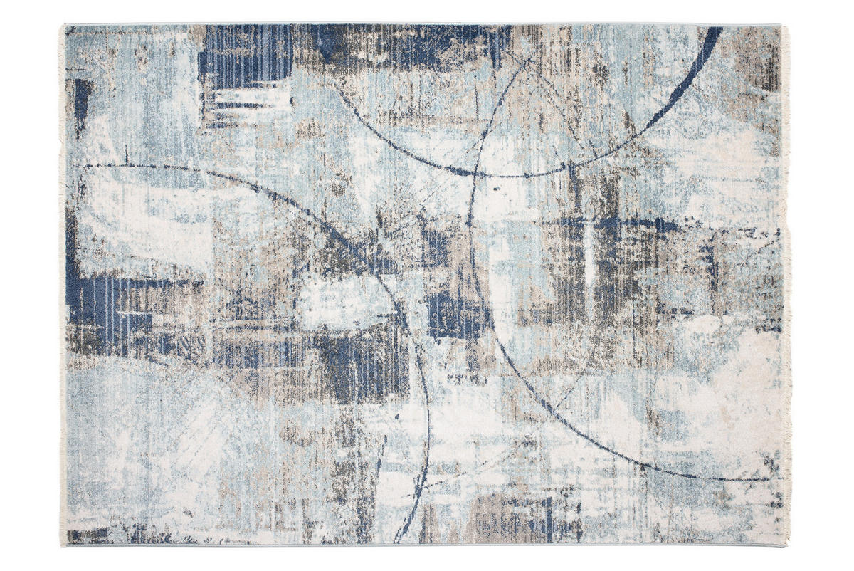 TEPPICH RIVIOLI Hellblau 120/170 cm - Hellblau, Textil (120/170cm) - Tapiso