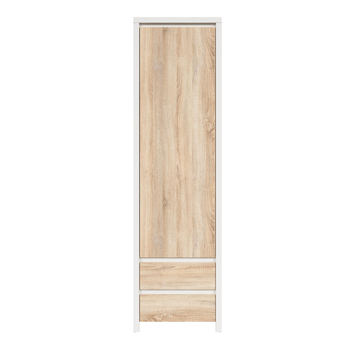 SKŘÍŇ 1DVEŘOVÁ Soren Dřevo a bílá - bílá, kompozitní dřevo (56/200.5/40.5cm) - Petits-meubles