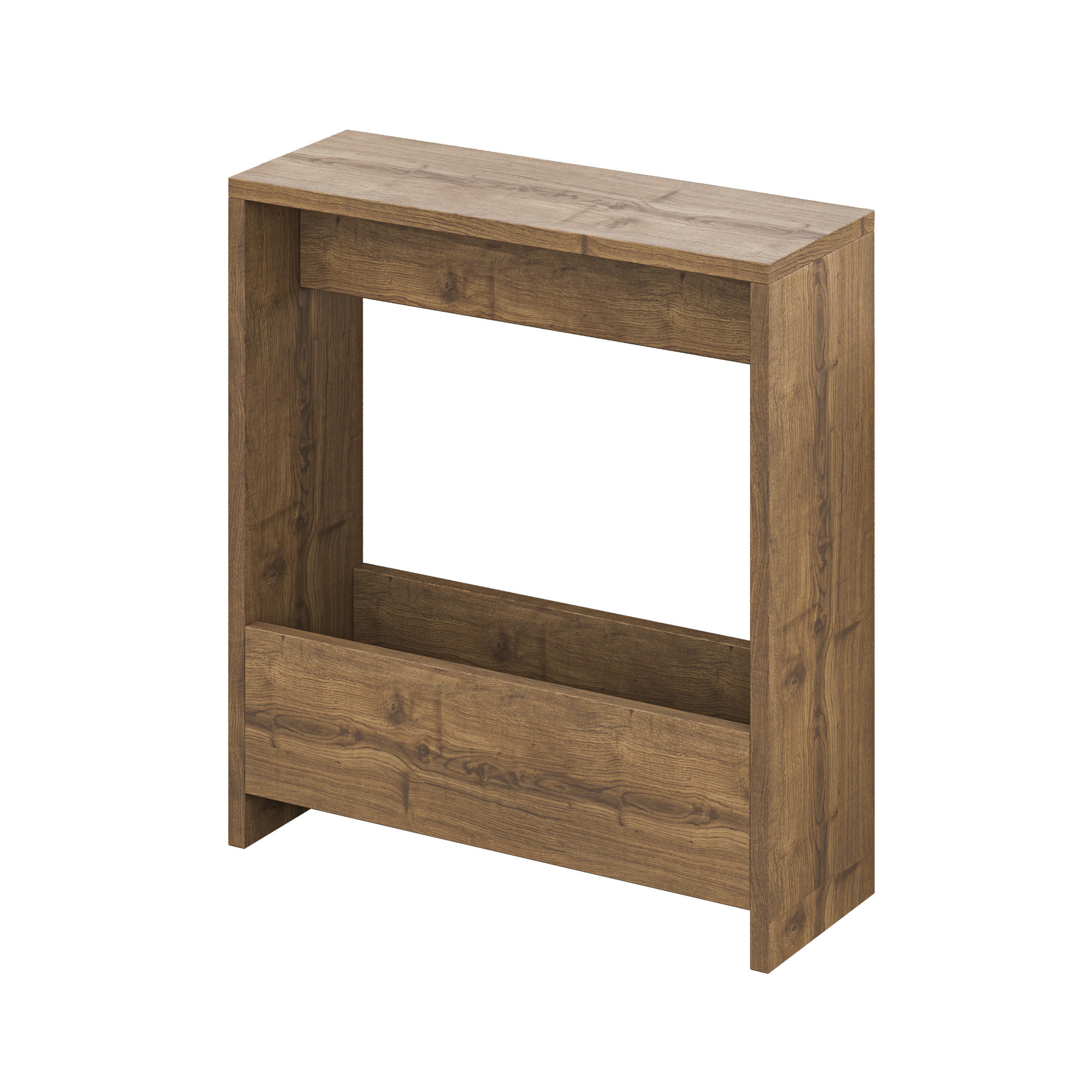 Decortie Beistelltisch Walnuss 55.2x60x20 cm