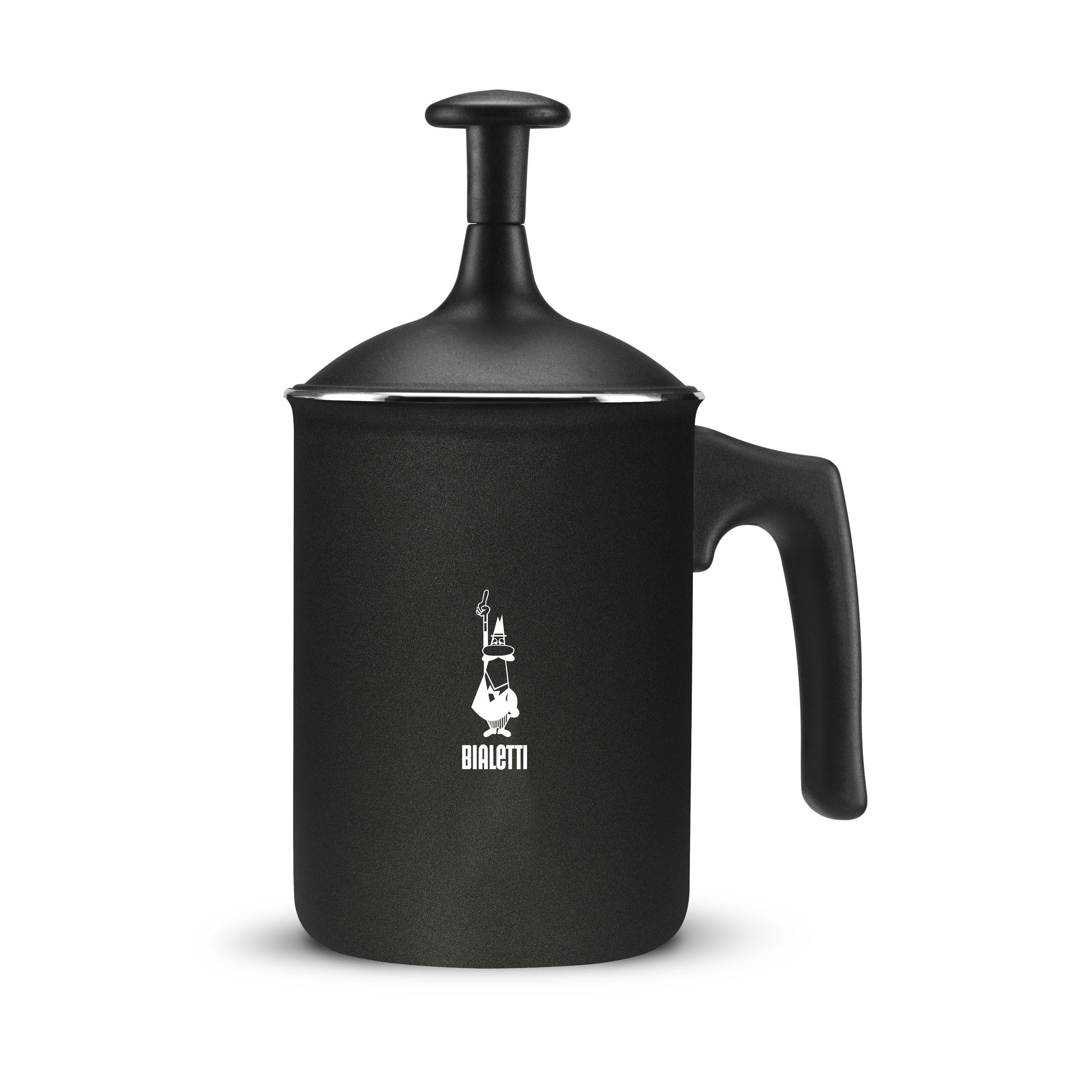 MILCHAUFSCHÄUMER Tuttocrema 330 ml, Aluminium, Schwarz - Schwarz, Metall - Bialetti