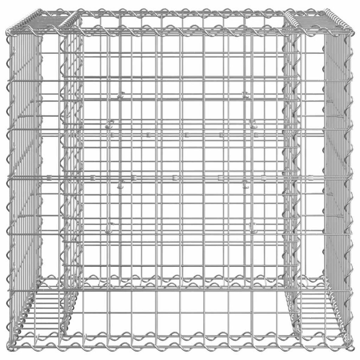 GARTENBANK, 192/71/65,5 cm, aus Stahl und Massivholz Douglasie - Braun, Holz (192/65.5/71cm) - vidaXL