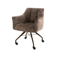 ESSZIMMERSTÜHLE Raster Taupe 67/62/82 cm - 2er-Set - Taupe, Textil (62/82/67cm) - Hoyz Collection