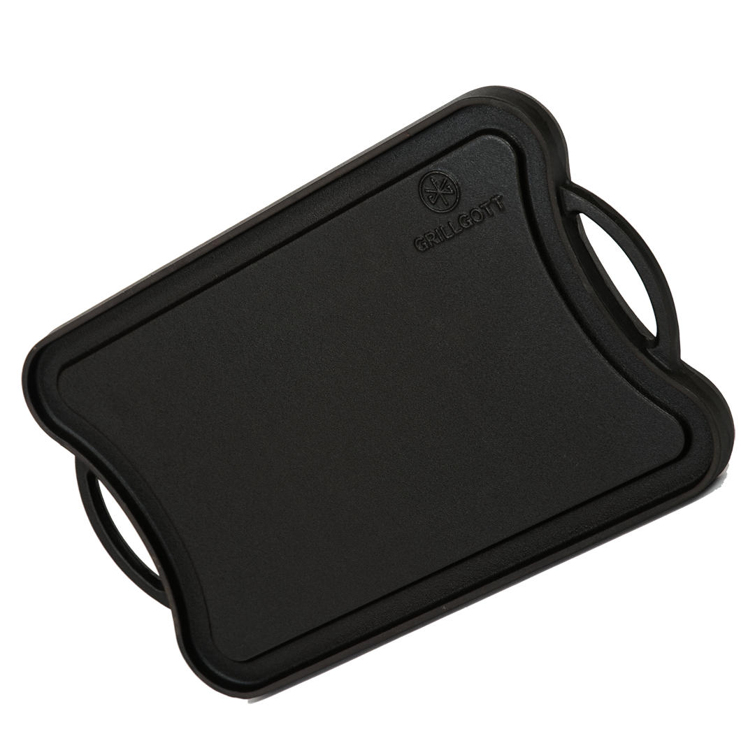 WENDEGENUSSPLATTE Individual - Schwarz, Metall (39.5/30cm) - Grillgott