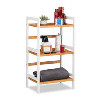 BADREGAL - Multicolor, Holz/Holzwerkstoff (45/80/31.5cm) - Relaxdays