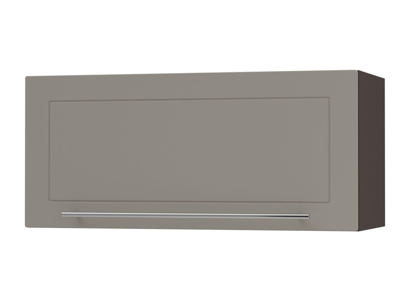 Feldmann-Wohnen Klapphängeschrank Beige, Dunkelgrau 80x36x32.5 cm