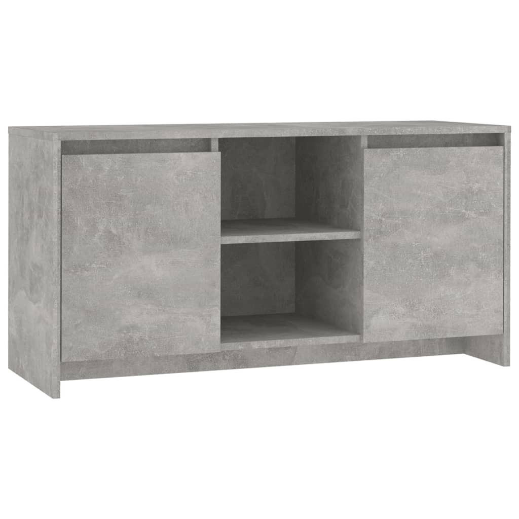 TV-SCHRANK Betongrau 102/37,5/52,5 Cm Holzwerkstoff - Grau, Holz (102/52.5/37.5cm) - vidaXL