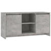 TV-SCHRANK Betongrau 102/37,5/52,5 Cm Holzwerkstoff - Grau, Holz (102/52.5/37.5cm) - vidaXL