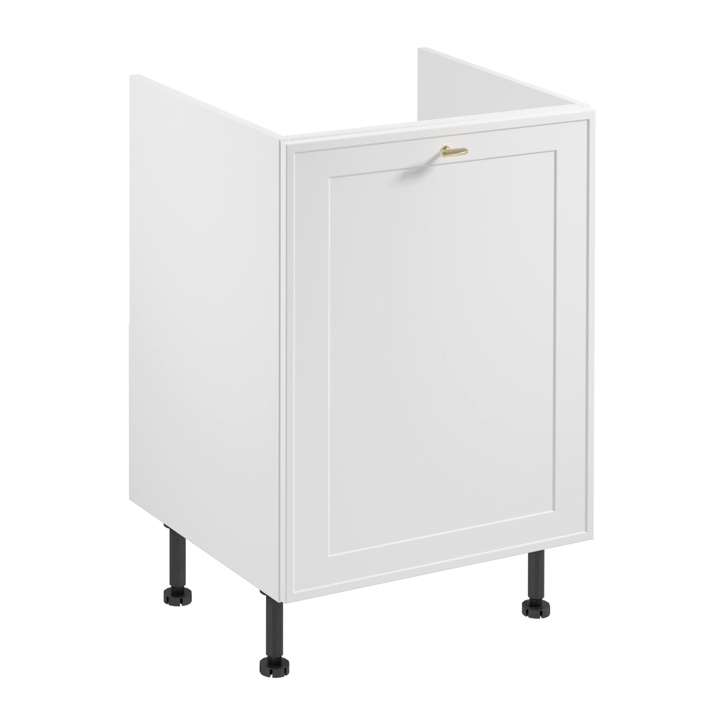 SPÜLENUNTERSCHRANK D60Z P/L – Sorento Weiß – Weiß - Weiß, Holzwerkstoff (60/87/52cm) - ROYAL24_MARKT
