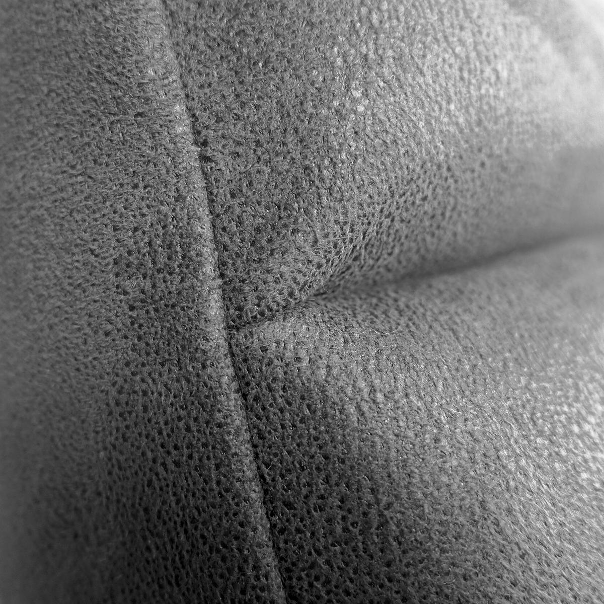 SESSEL - Antiklederlook - Grau, Textil (63/81/78cm) - home24