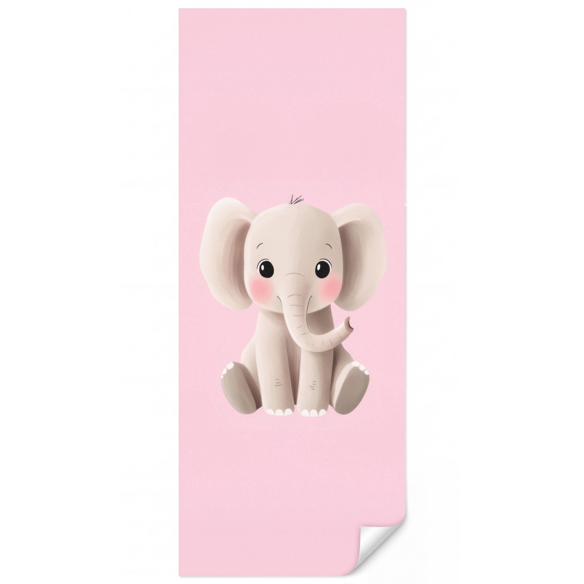 OnlyWow Kindertapete Hellrosa 100x240 cm