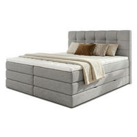 BOXSPRINGBETT Best Max - 160x200 - grau (Inari 91) - Schwarz/Grau, Holz/Holzwerkstoff (160/200cm) - Sofnet