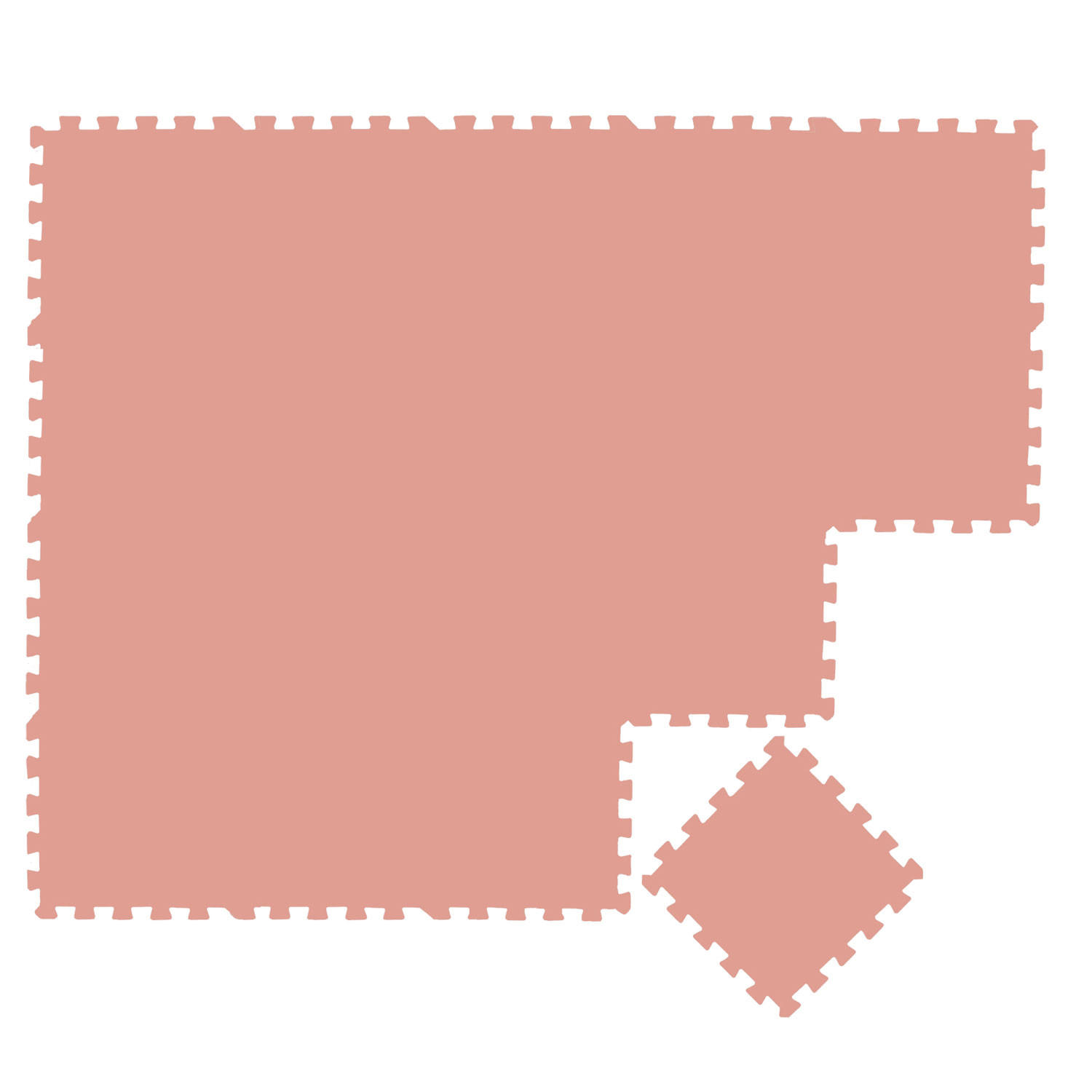 Littletom Spielmatte Rosa 30x30 cm