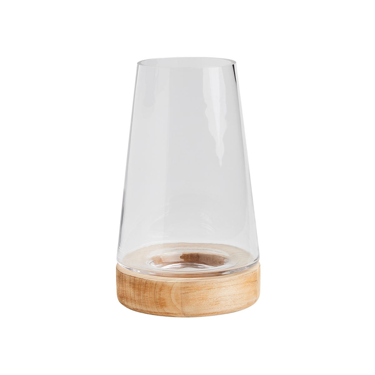 VASE Pessa - Beige, Glas (28.5cm) - home&you