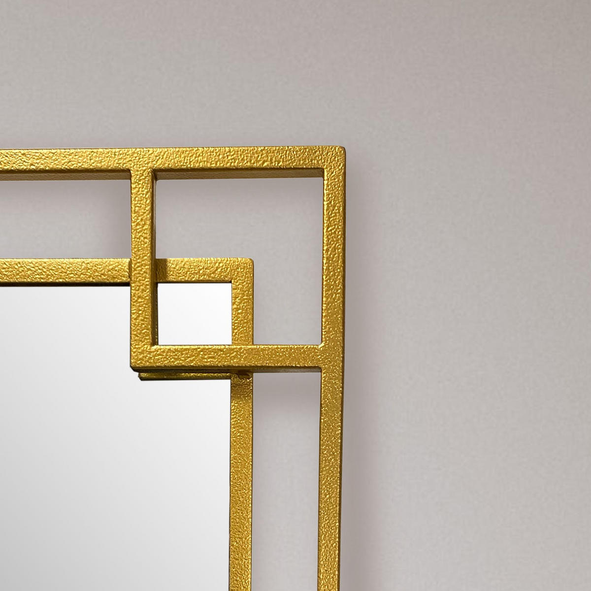 WANDSPIEGEL mit Rahmen Quadratisch Metall Eisen, Gold 60x3x60 cm - Goldfarben, Glas (60/60/3cm) - KADIMA DESIGN