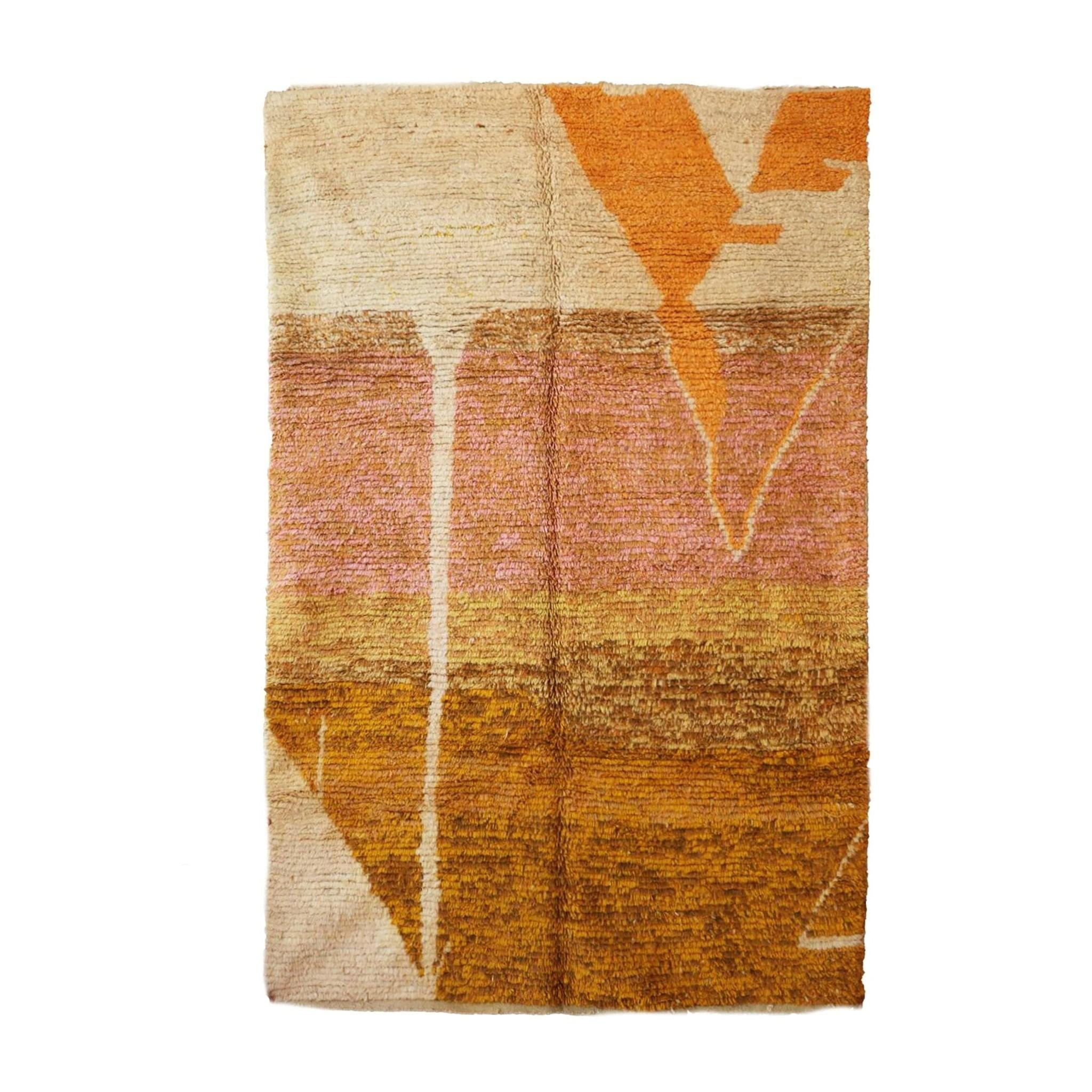 BERBERTEPPICH Boujad 200x 300 cm - Gelb, Naturmaterialien (200/300cm) - AFK Living