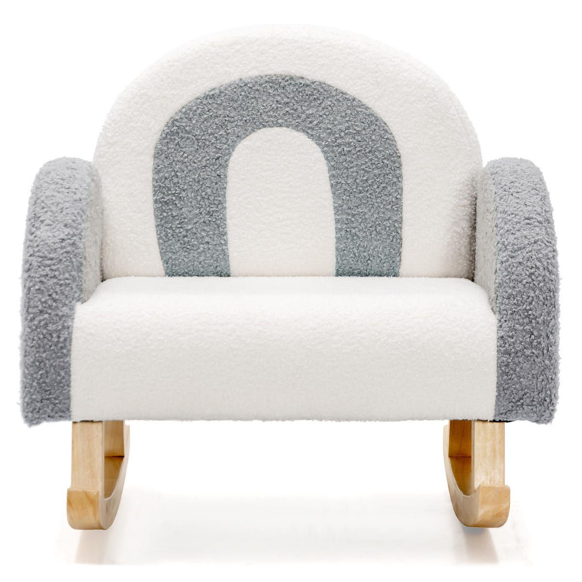 KINDERSOFA 51cm Grau - Grau, Holz (50/51/51cm) - COSTWAY