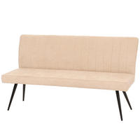 SITZBANK Beige - Beige, Textil (160/90/60cm) - MCW