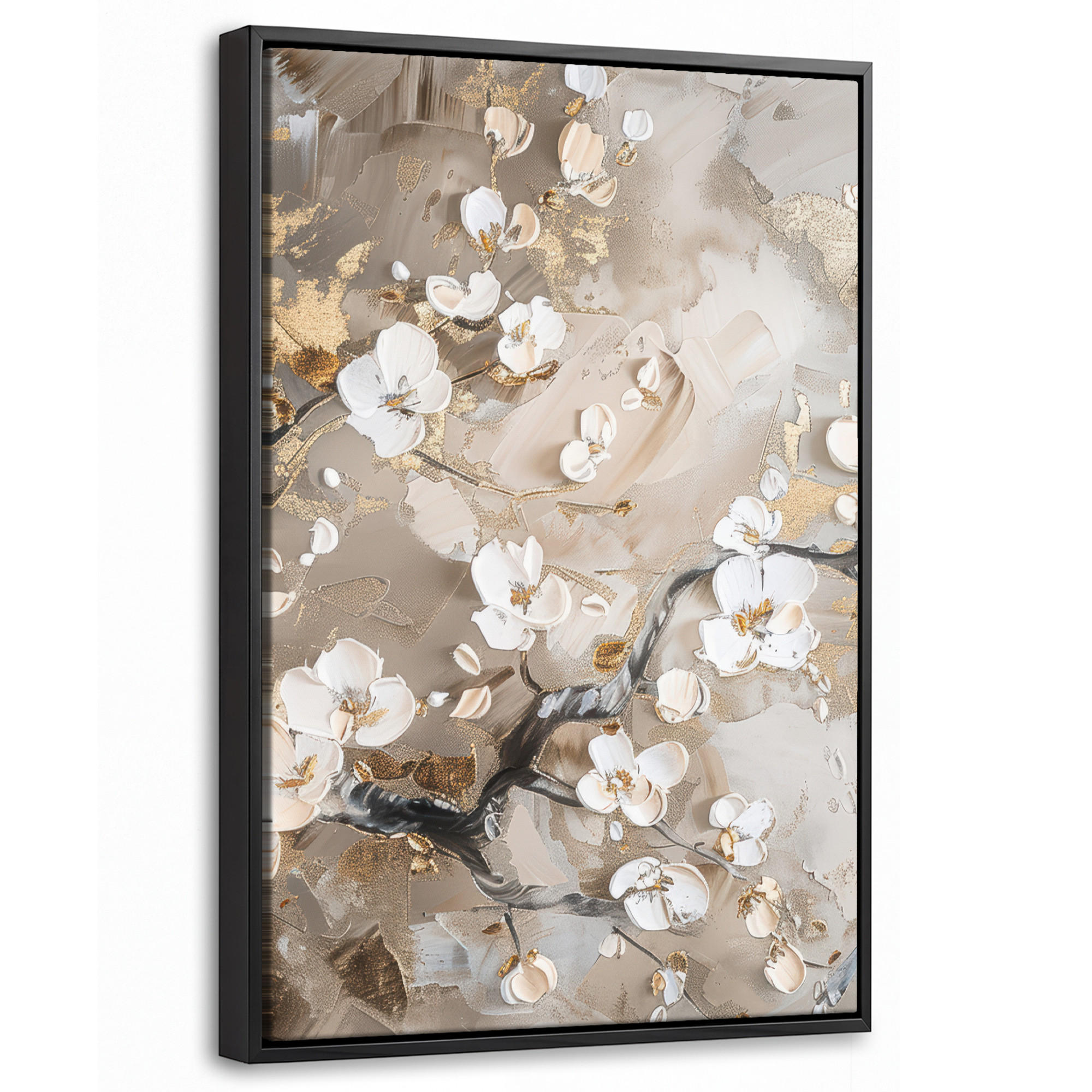 MuchoWow Leinwand Greige 40x60 cm