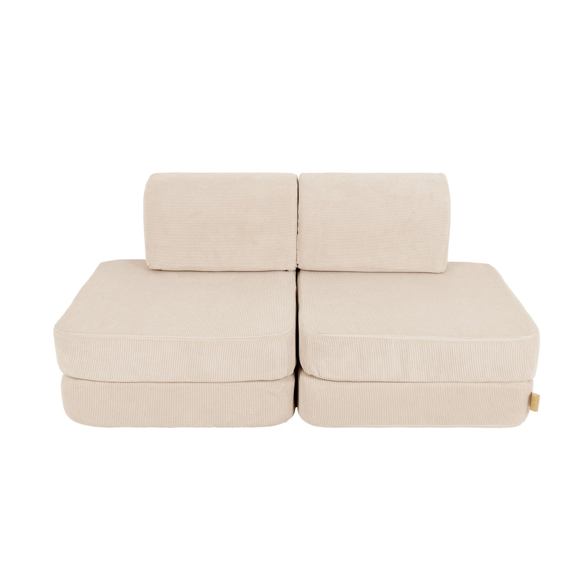 MeowBaby Kindersofa Ecru 120x25x60 cm