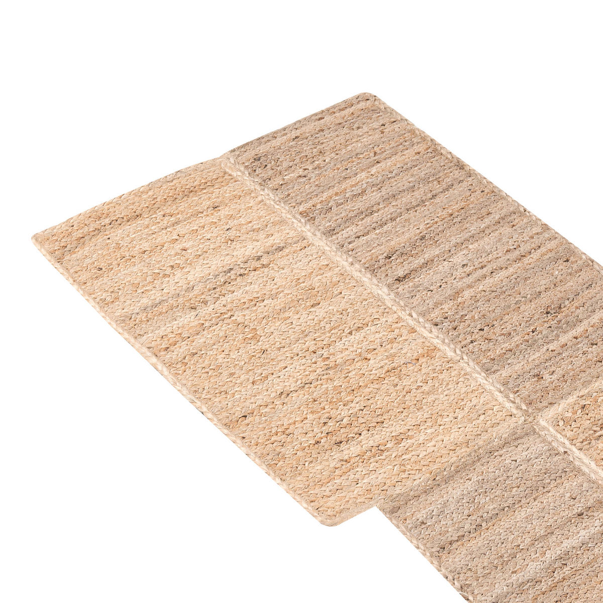 KOBEREC Béžový 80/300 cm Juta Sangli - béžová, textil (80/300cm) - Beliani