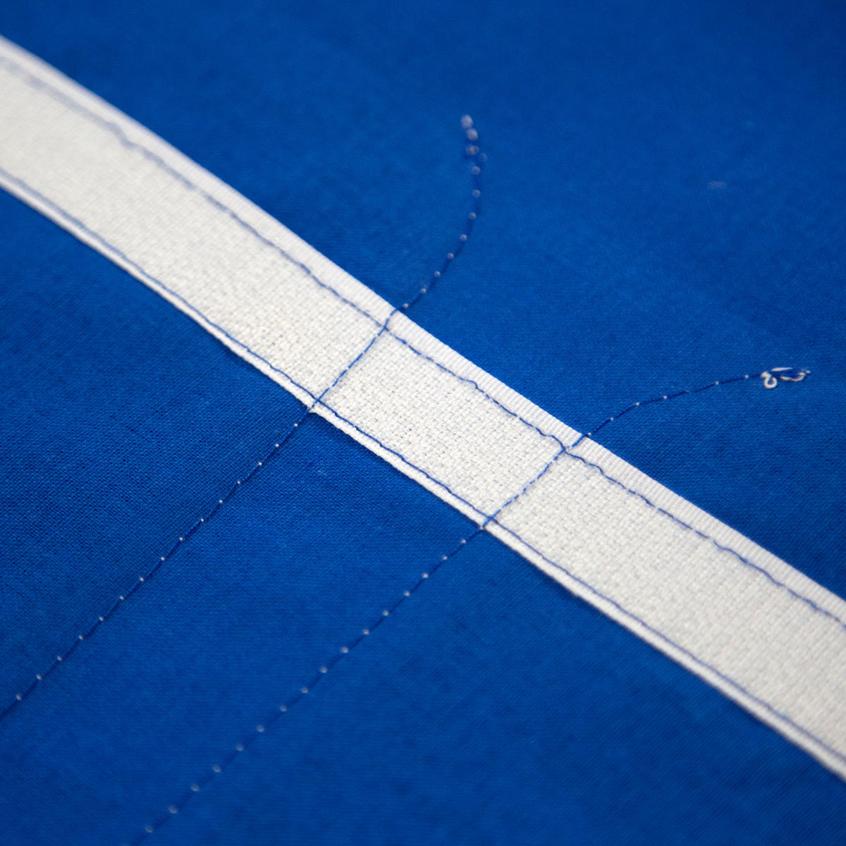 BETTTASCHE 70/90 cm Blau - Blau, Textil (90/70/1cm) - Homestyle4u