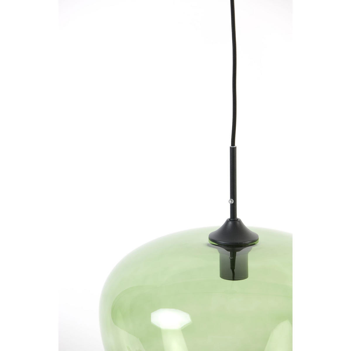 HÄNGELAMPE Mayson Grün Ø40/34 cm - Grün, Glas (40/40/34cm) - Light & Living