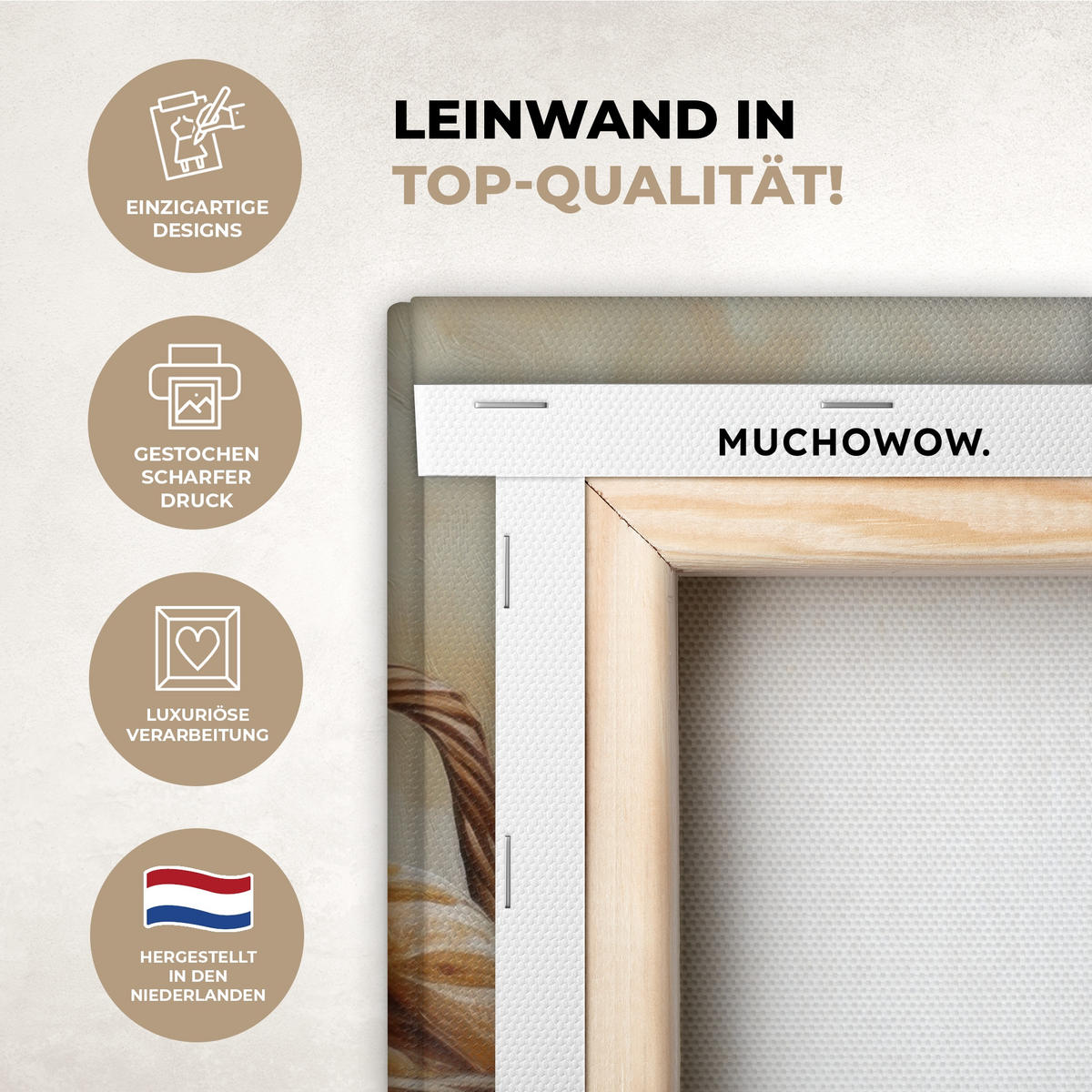 LEINWANDBILD Lavendel - Brot - Stilleben Deko Wohnzimmer 20x30 cm - Flieder, Textil (20/30cm) - MuchoWow