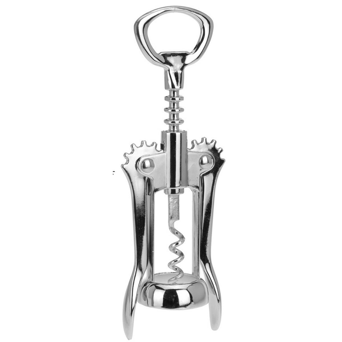 KORKENZIEHER Basic Silber 9/4/24.5 cm Metall - Silberfarben, Metall (9cm) - Mondex