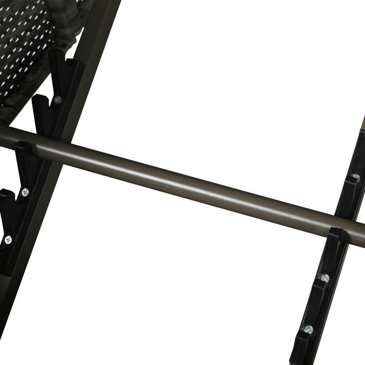 SONNENLIEGE aus Metall/Rattan 187x128x186 cm in Beige mit Vorhang - Beige, Metall (128/186/187cm) - Modfu