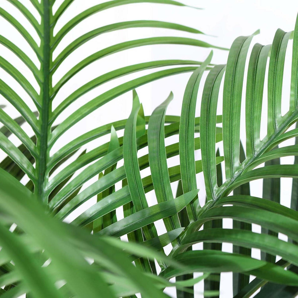 KÜNSTLICHE Palme 240 cm UV-beständig - Grün, Kunststoff (240cm)