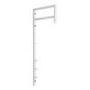 KLEIDERSTÄNDER Trento Metall Weiß - Weiß, Metall (30/82/3cm) - tinkaro