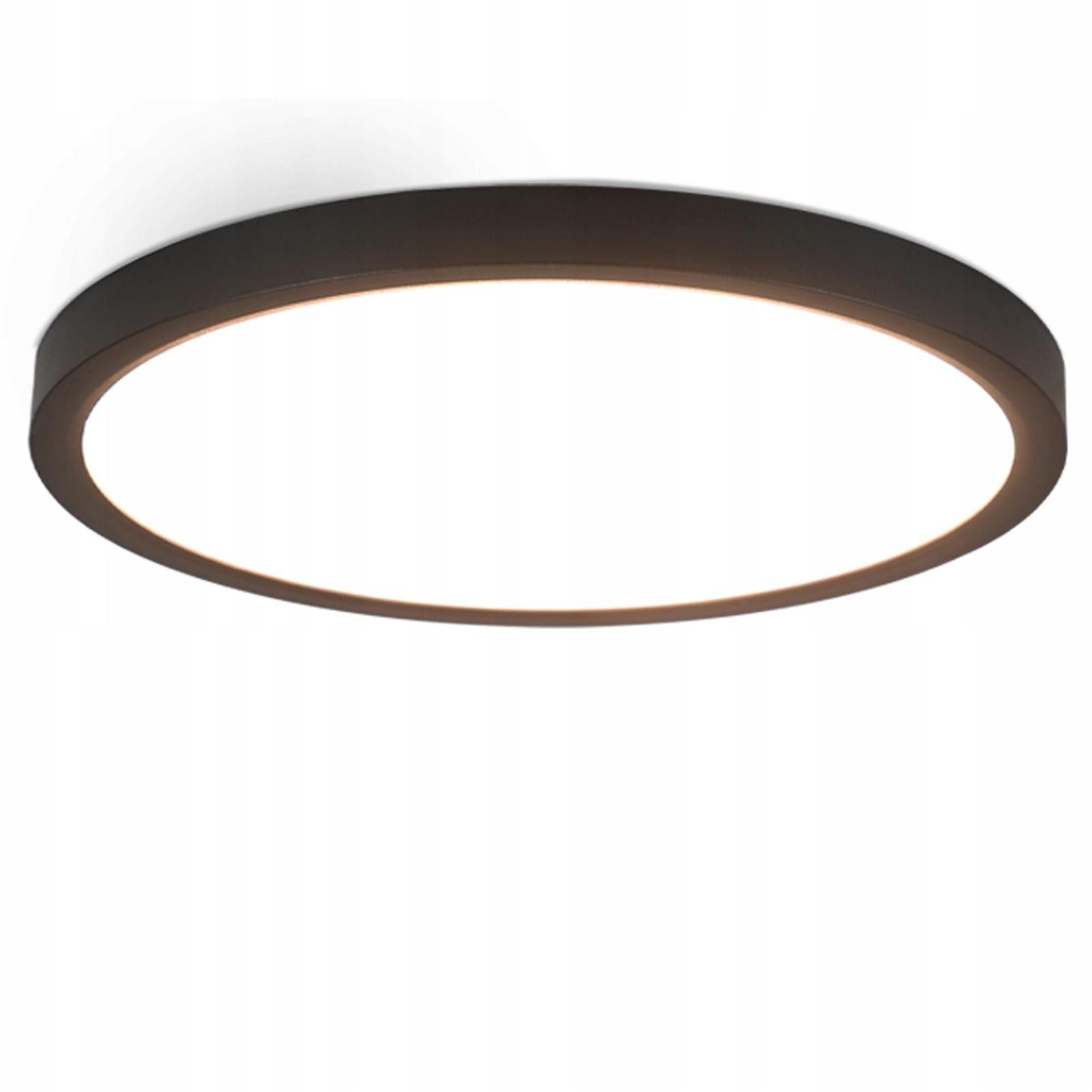 DECKENLEUCHTE Yolandara 30/30/2.4 cm - Schwarz, Kunststoff (30/30/2.4cm) - ZMH