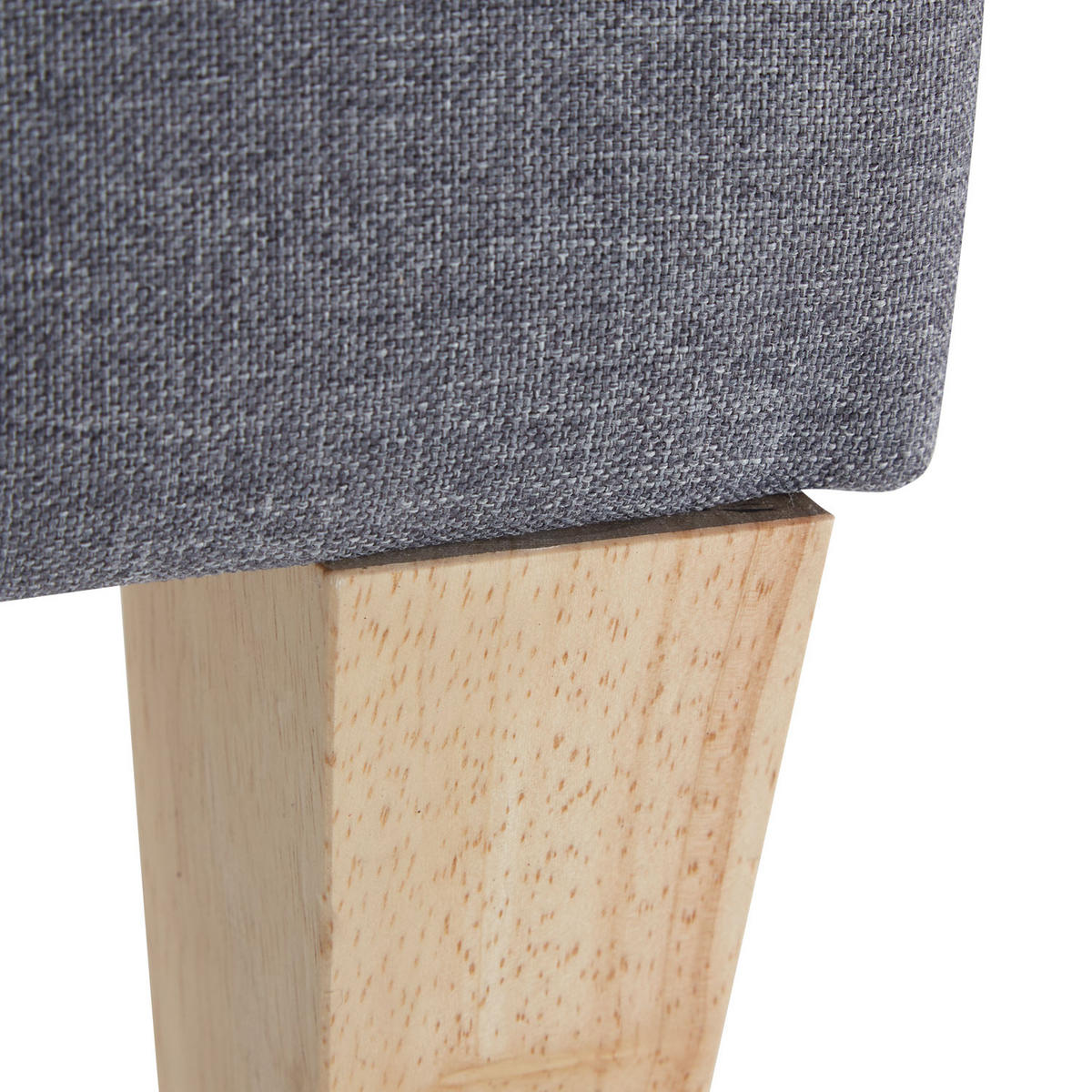 POLSTERBETT mit Lattenrost 90/200 cm in Grau - Grau, Textil (90/200cm) - Homestyle4u