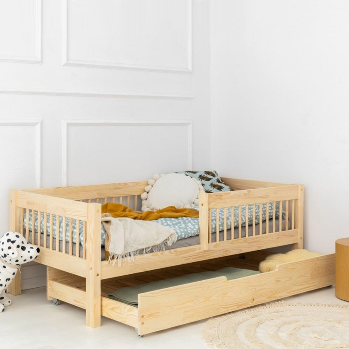 POSTEL 90/200 Ariette Přírodní dřevo - hnědá, dřevo (90/200cm) - Petits-meubles