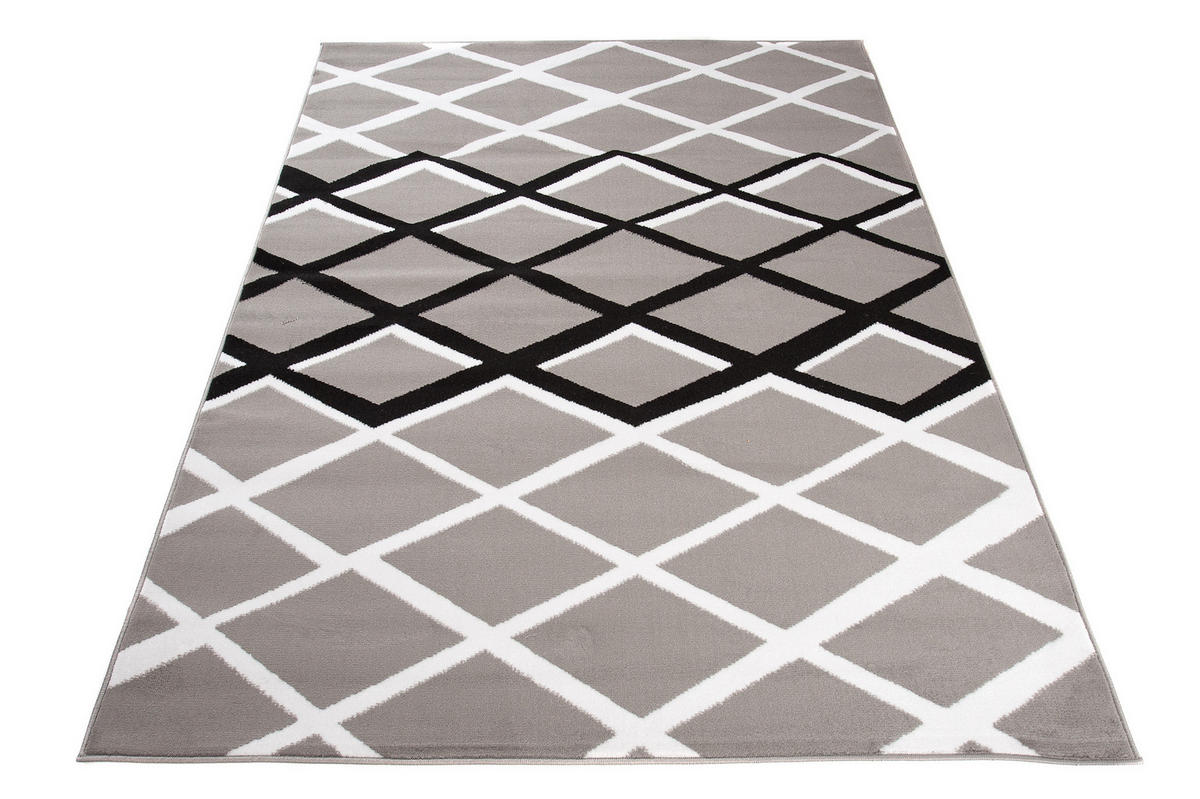 TEPPICH DREAM Grau 130/190 cm - Grau, Textil (130/190cm) - Tapiso