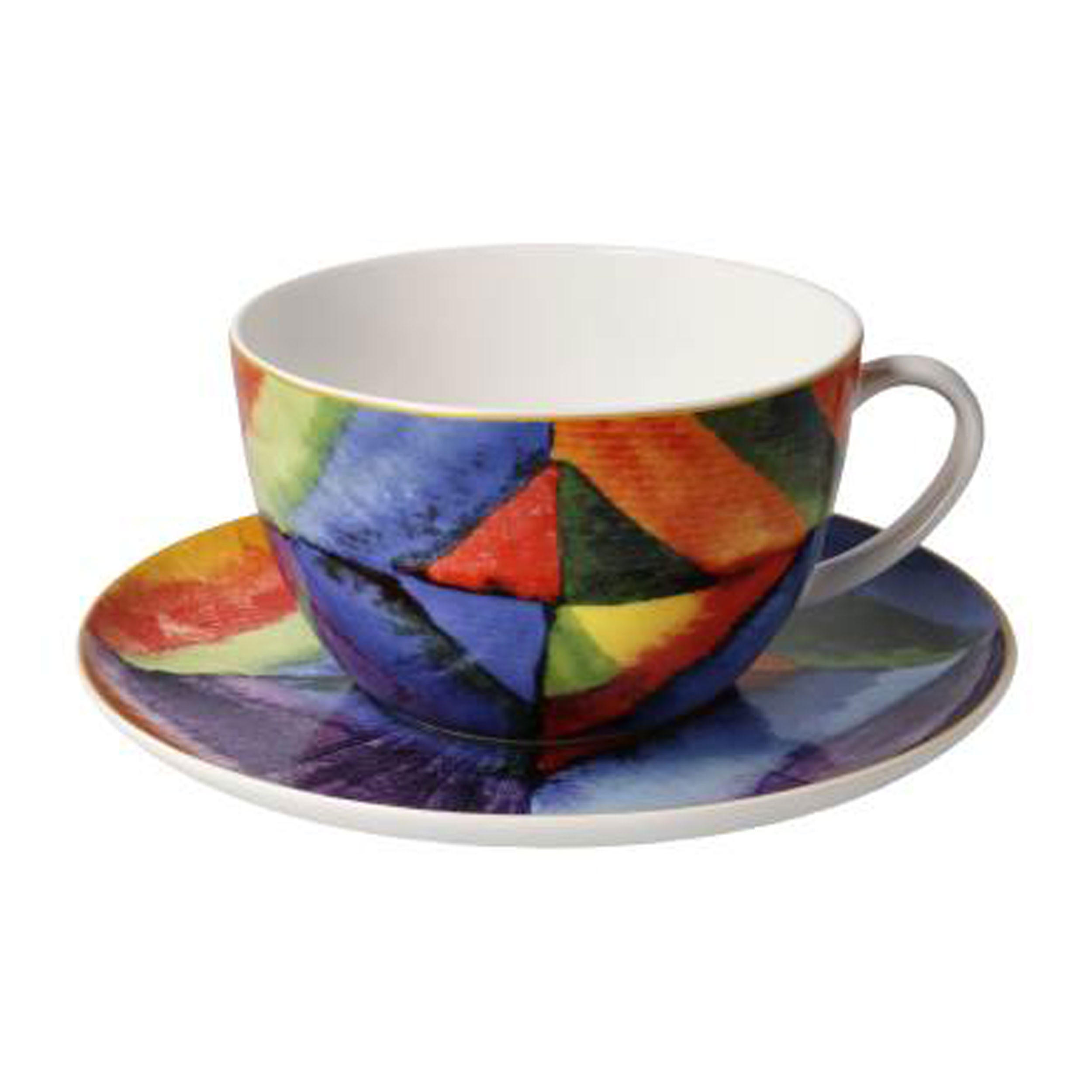 MILCHKAFFEETASSE Kandinsky - Farbstudie, Fine Bone China - Multicolor, Keramik (0.35L) - Goebel