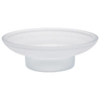 ERSATZSEIFENSCHALE PIAZZA & LUCENTE, satiniertes Glas - Weiß, Glas (11/3.5/11cm) - bremermann