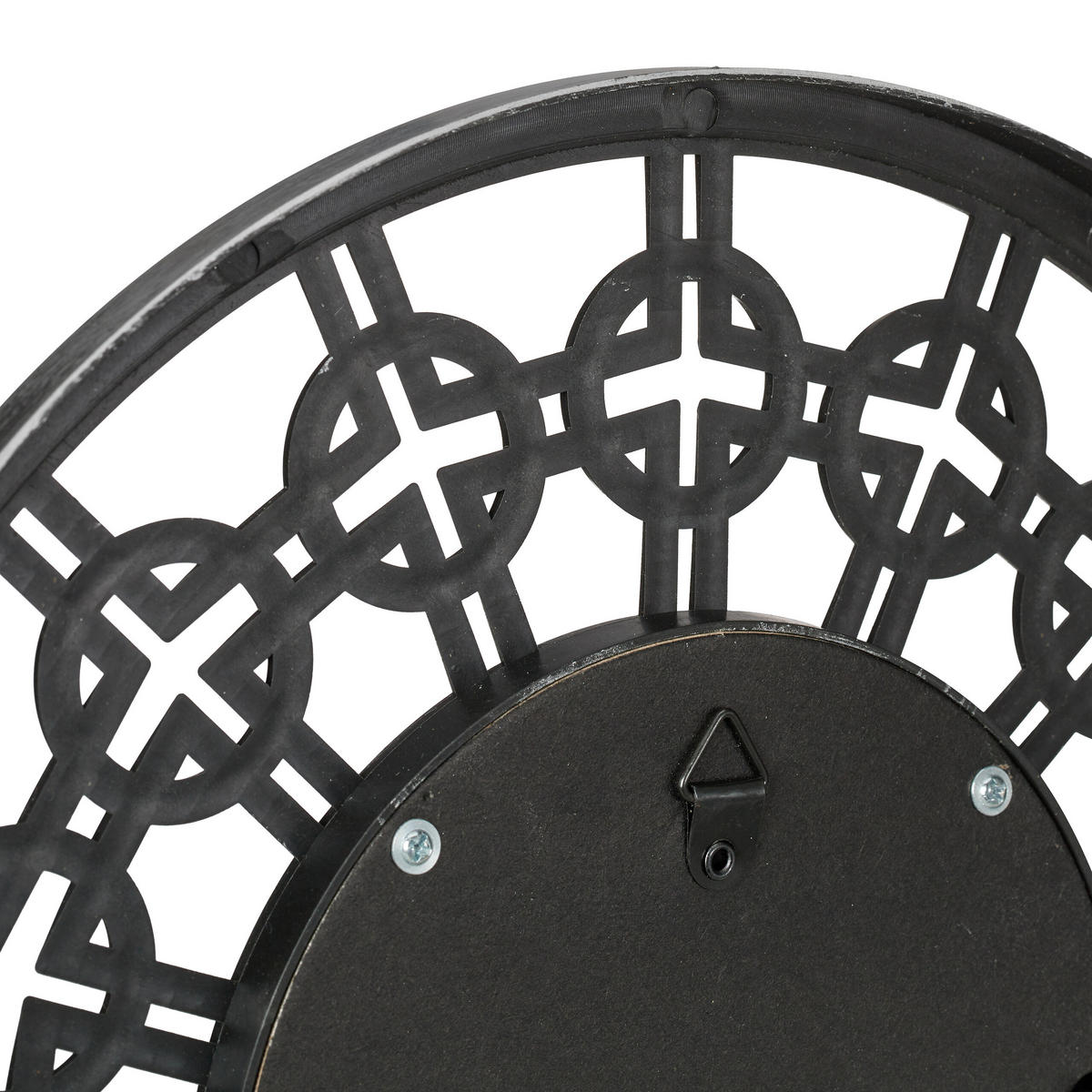 3XZRKADLÁ - strieborná, plast/sklo (25/25/1.5cm) - Relaxdays